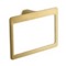 Modern Square Matte Gold Towel Ring